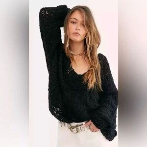 Free People Sunday Shore Oversized Pullover Sweater